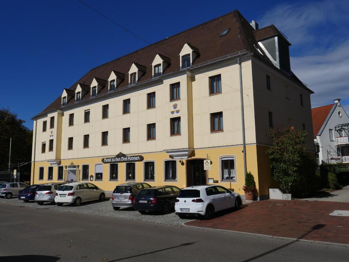 Hotel Zu Den Drei Kronen Donauwörth Esterno foto